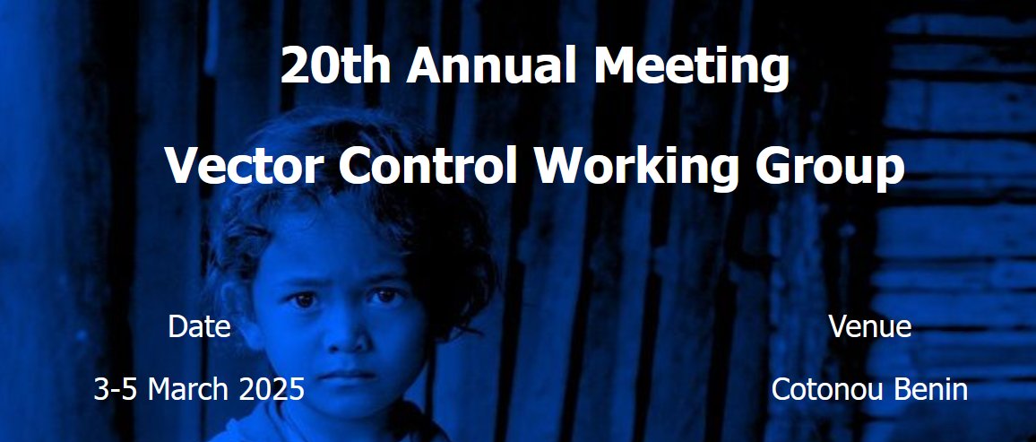 RBM VCWG (@rbm_vcwg) on Twitter photo Register now for <a href="/endmalaria/">RBM Partnership</a> the 20th Annual Meeting Vector Control Working Group in #Cotonou, #Benin!
👉🏿👉🏿globalmalariaevents.org/VCWG2025 Register now for <a href="/endmalaria/">RBM Partnership</a> the 20th Annual Meeting Vector Control Working Group in #Cotonou, #Benin!
👉🏿👉🏿globalmalariaevents.org/VCWG2025