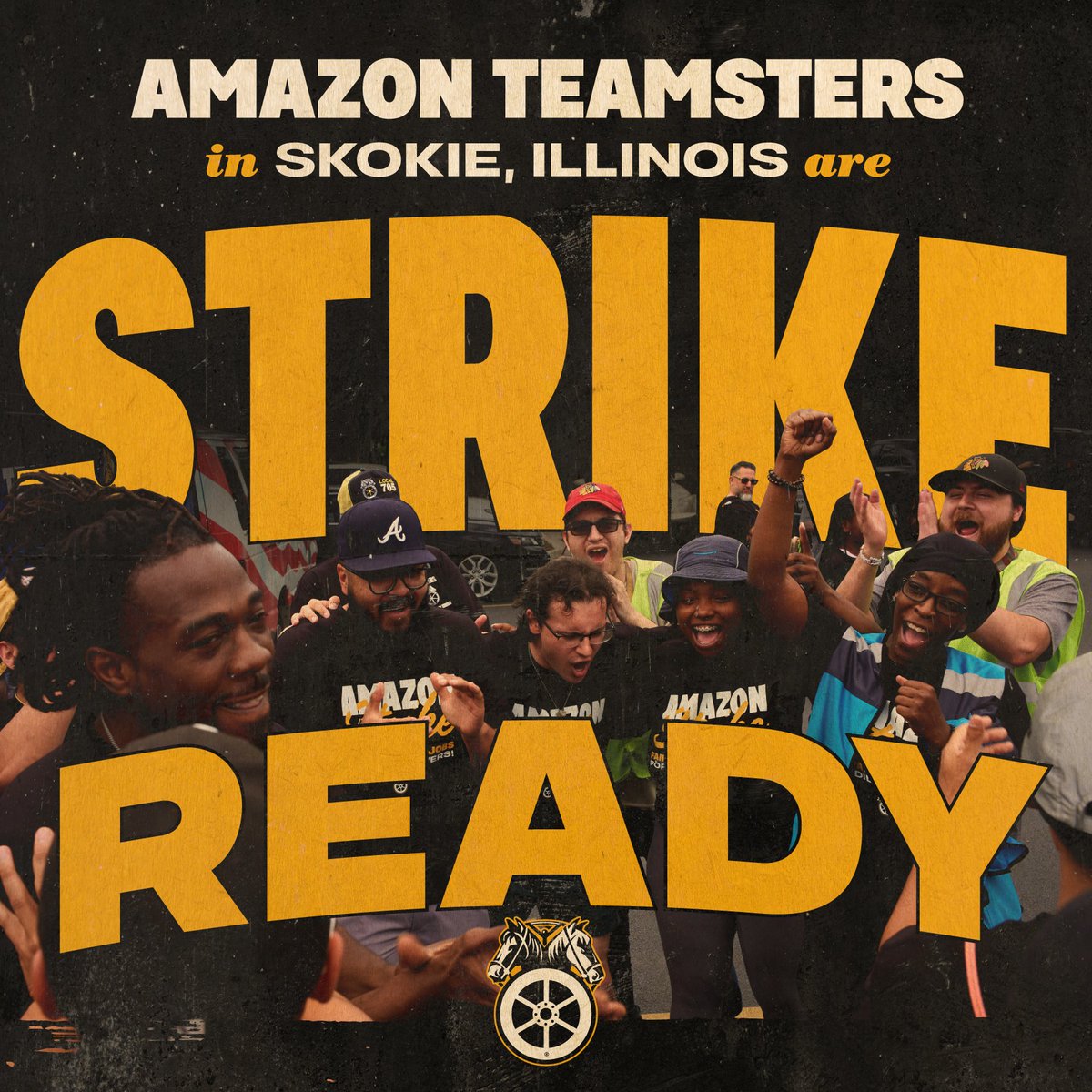 AMAZON TEAMSTERS IN SKOKIE AUTHORIZE STRIKE

Teamsters at the DIL7 Amazon delivery station in Skokie, Ill., have voted overwhelmingly to authorize a strike as part of their fight for a union contract that improves wages and benefits and strengthens workplace safety. This follows