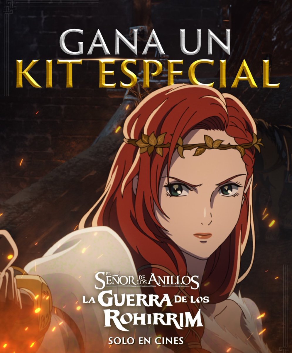jorgedelajuve's tweet photo. ¡Pueblo de Rohan en CDMX!
Si quieren ganar un kit especial de ‘El señor de los anillos: La guerra de los Rohirrim’ llegó su chance. 
1.- Siganme a mi y a @Excelsior 
2.- Denle RT a esta publicación
3.- Díganme otras 3 producciones de anime del director Kenji Kamiyama. 
¡Suerte! https://t.co/3a0xoedQKu