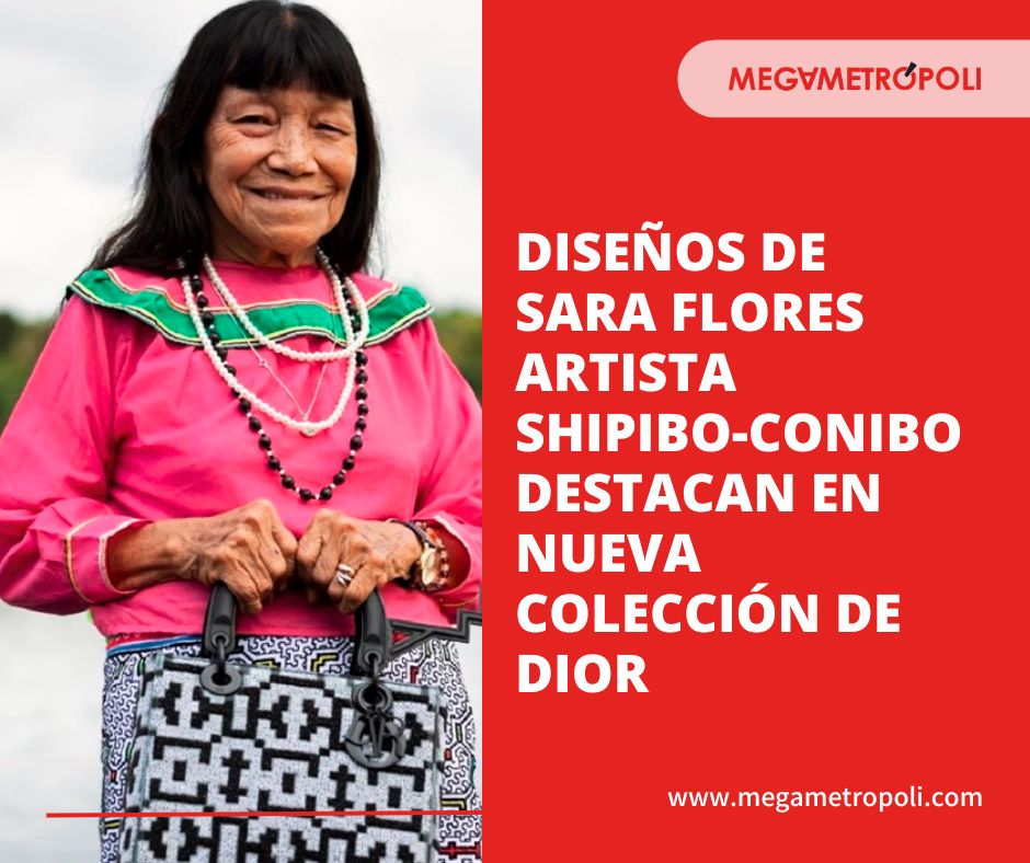 MegatropoliWeb's tweet photo. Conoce más 📲 https://t.co/3nW7RZEQY8
Sara Flores y su arte Shipibo-Conibo inspiran la nueva colección de Dior. 🎨🌿 ¡Un puente entre culturas! 🌍💎
#Moda #arteShipiboConibo #PerúEnElMundo #Dior #ArteKené #AltaModa https://t.co/ngumANnp5d