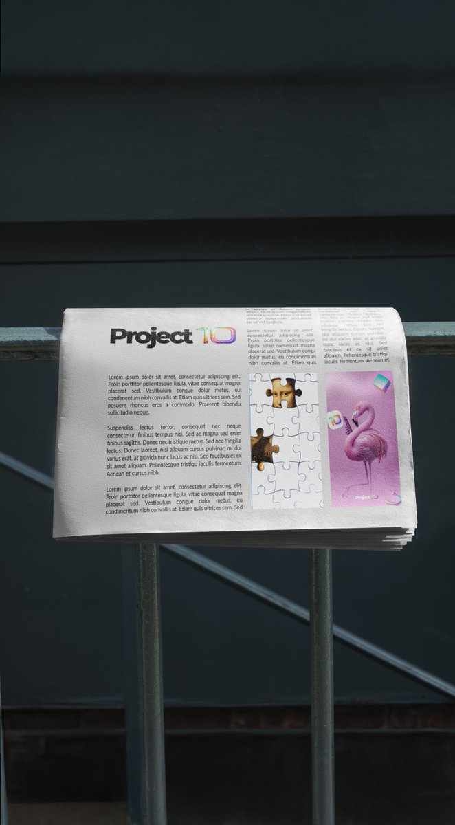 Project10_io's tweet image. When your daily news delivers more questions than answers… 🤫✨

#Project10 #PieceItTogether #PieceItTogethe #fyp #MYSTERY