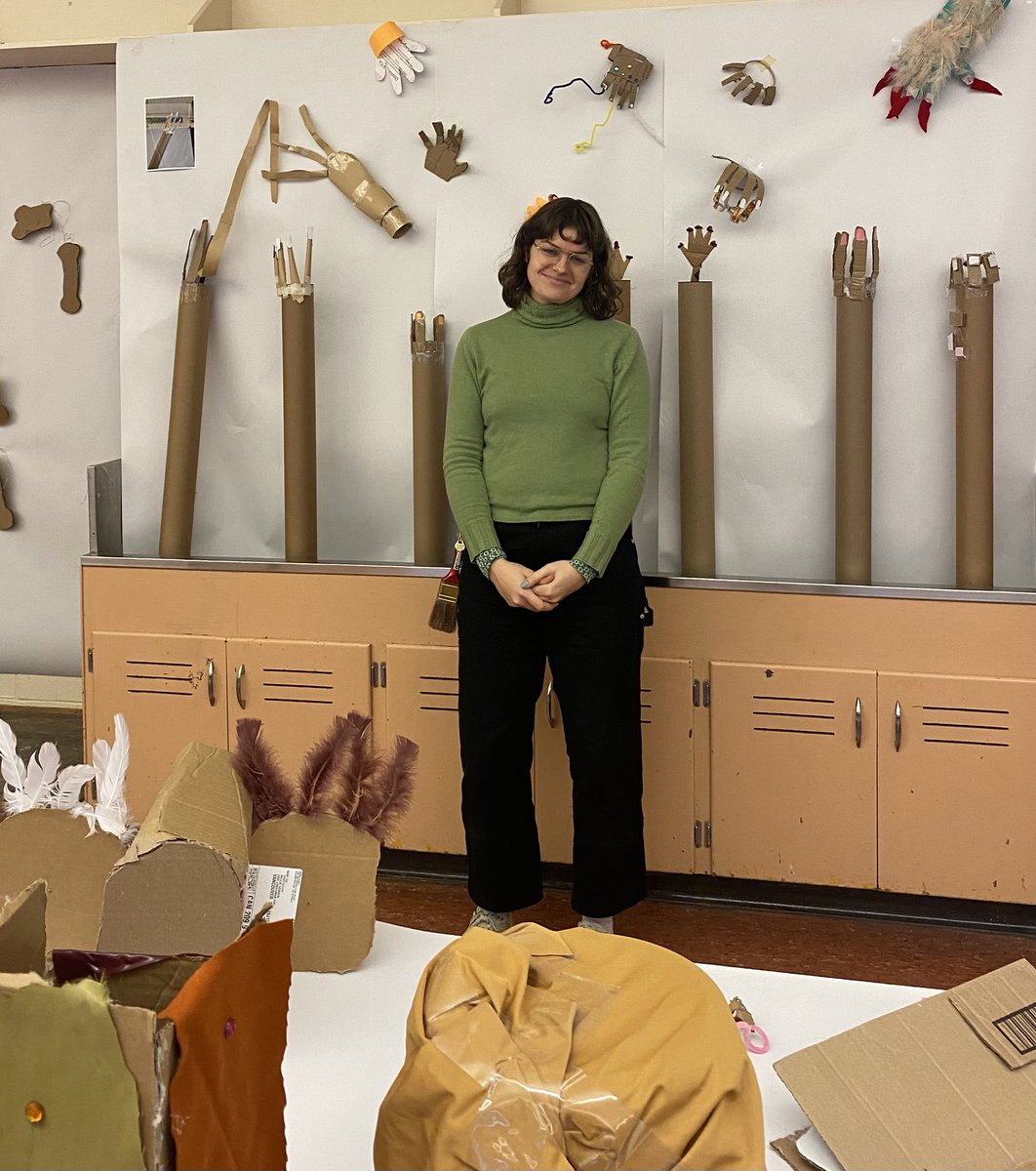 Waverley students worked with AIRS artist Nellie to explore the relationships of bodies to everyday materials, based on themes in Mary Shelley’s Frankenstein. Thanks to all the students who talked with me about the creative &amp; practical parts of their projects.