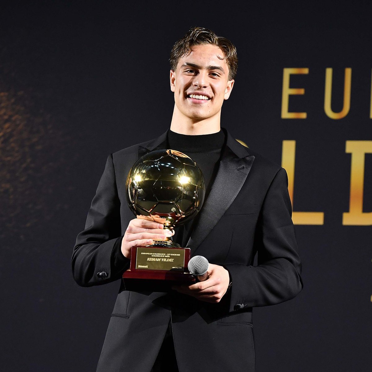 juventusfc's tweet photo. Kenan Yildiz è vincitore del "Golden Boy Web" 2024 🏆