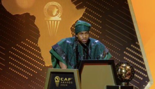 atiku's tweet photo. Look no further than Ademola Lookman, African Footballer of the Year 2024. Congratulations! #CAFAwards2024. -AA https://t.co/6ud2pKtUEp