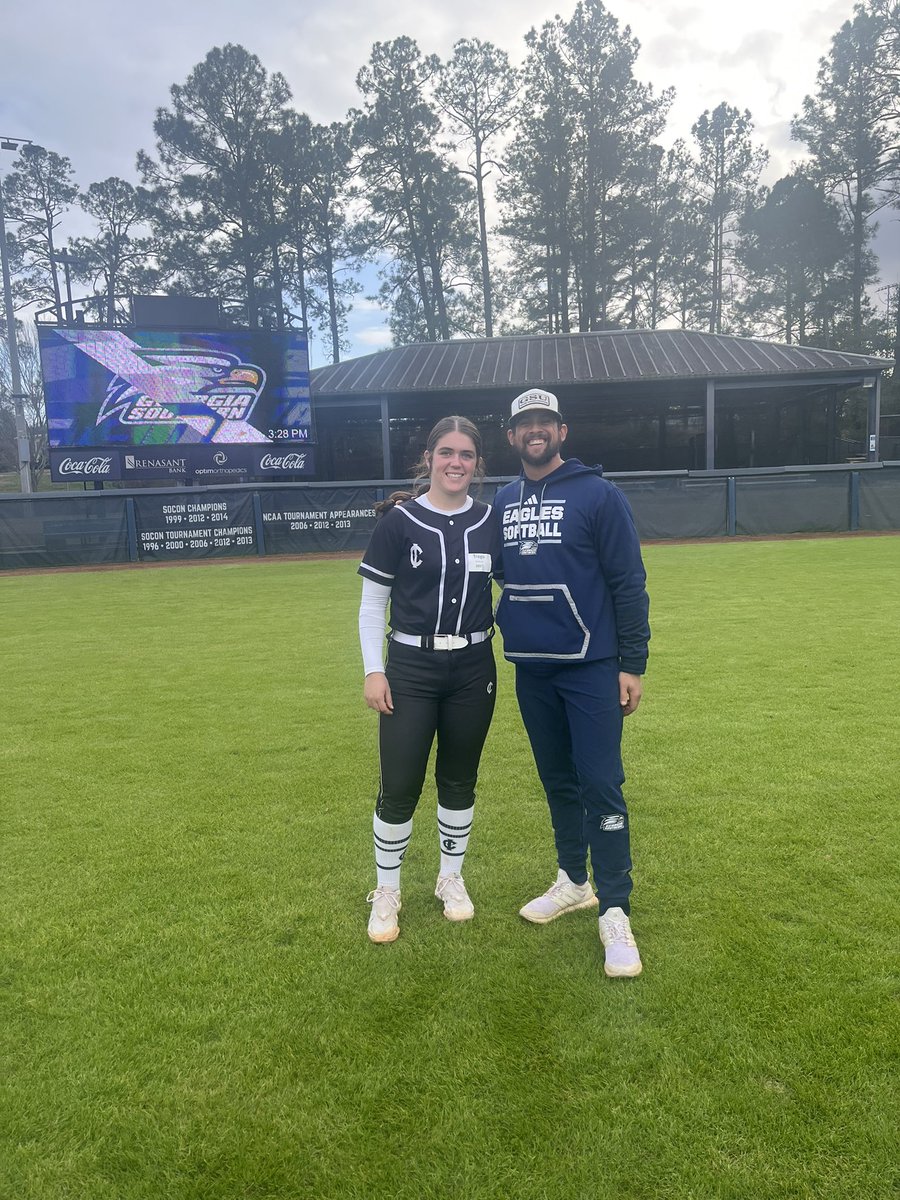 Addison Trego 2027 (@addisontrego) on Twitter photo Had a great time <a href="/GSAthletics_SB/">Georgia Southern Softball</a> with my rival <a href="/kyeracombss/">Kyera Combs</a> 😂. Thank you <a href="/CoachPerkinsSB/">Sharon Perkins</a>, <a href="/MaryBethDen/">Mary Beth Dennison</a> and <a href="/Jake_Sandlin12/">Coach Sandlin</a> for all of the great instruction. Had a great time <a href="/GSAthletics_SB/">Georgia Southern Softball</a> with my rival <a href="/kyeracombss/">Kyera Combs</a> 😂. Thank you <a href="/CoachPerkinsSB/">Sharon Perkins</a>, <a href="/MaryBethDen/">Mary Beth Dennison</a> and <a href="/Jake_Sandlin12/">Coach Sandlin</a> for all of the great instruction.