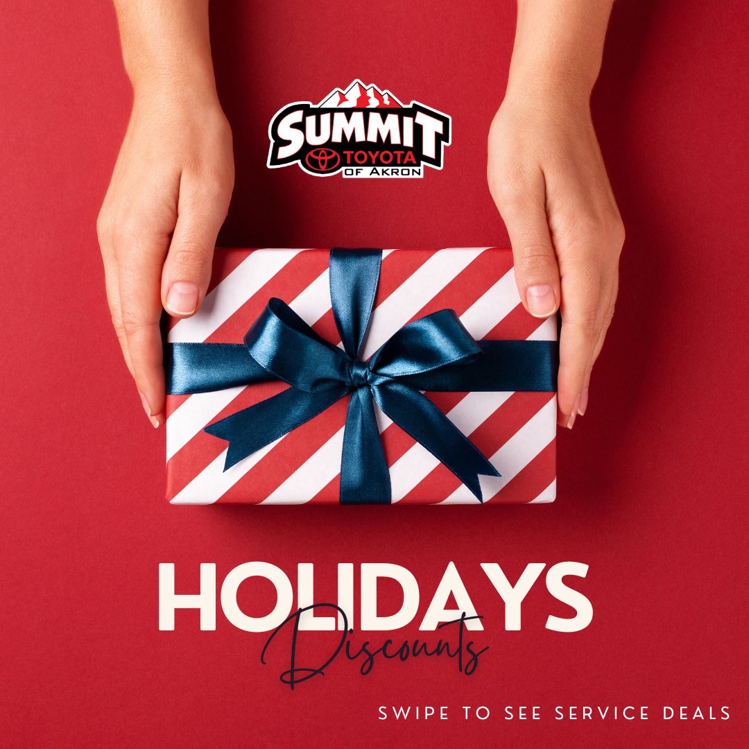 SummitToyota's tweet photo. 🎆🚗 Festive Season is here with spectacular parts specials at Summit Toyota! Check out this month's deals and ensure your vehicle is in top shape! 🇺🇸💥 https://t.co/GmM4wMMgWj