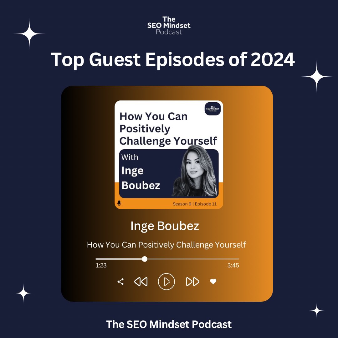 ✨ Number #9 on Our Top Guest Episodes of 2024 is Inge Boubez! ✨

With the episode, “How You Can Positively Challenge Yourself,” it’s all about daring to grow! 

Catch Inge’s episode and the full Top 10 Guests Playlist here: player.captivate.fm/collection/fd7…
