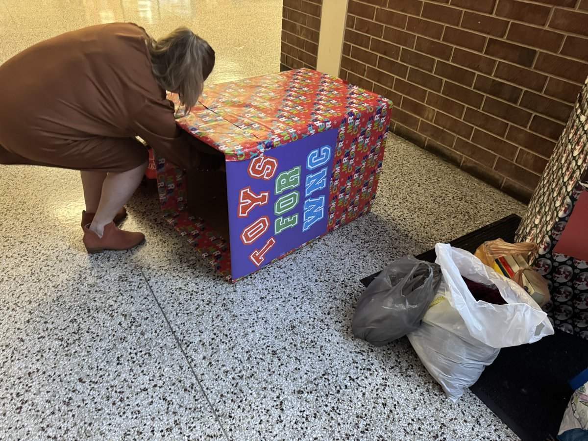 NegmsR's tweet photo. Thank you to all that donated to our Western NC hurricane holiday relief effort. We will be distributing the items to Watauga School District on Tuesday. https://t.co/wH8E218dtC