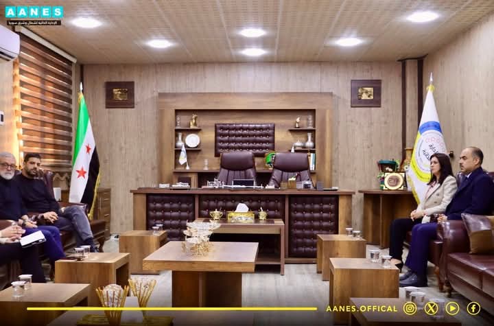 KurdIsrail's tweet photo. 🔴📌In support of the Autonomous Administration...a parliamentary delegation from the Catalonia region visits the Executive Council of the Democratic Autonomous Administration of North and East Syria.
#Autonomous_Administration #Catalonia_Region #SDF #Syria https://t.co/LJxMus2n6U