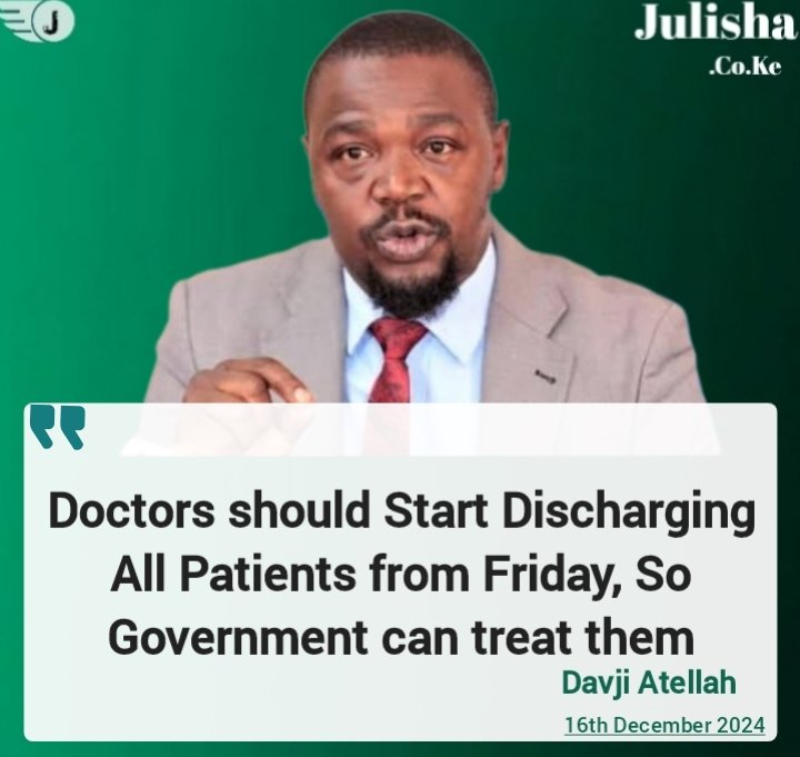 Let it be known to <a href="/DeboraBarasa/">Dr Deborah Mlongo Barasa</a> <a href="/psmuthoni/">Mary Muthoni Muriuki, CBS, HSC</a> <a href="/KimtaiHarry/">PS Harry Kimtai</a> and <a href="/WilliamsRuto/">William Samoei Ruto, PhD</a> 
#ImplementCBA2017 and no strike