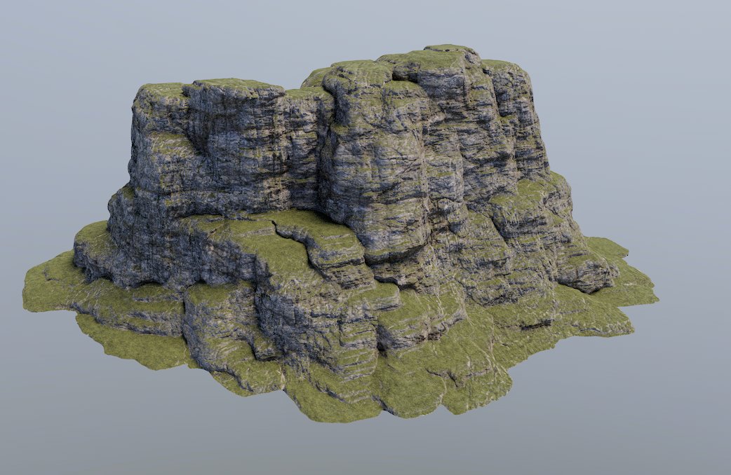 Finally got some time to experiment with creating procedural nature assets in Houdini.

It was surprisingly easy to figure it out, and you can set up really nice workflow with minimal input and huge variety of output data, from mesh itself to any baked surface data. Nice.