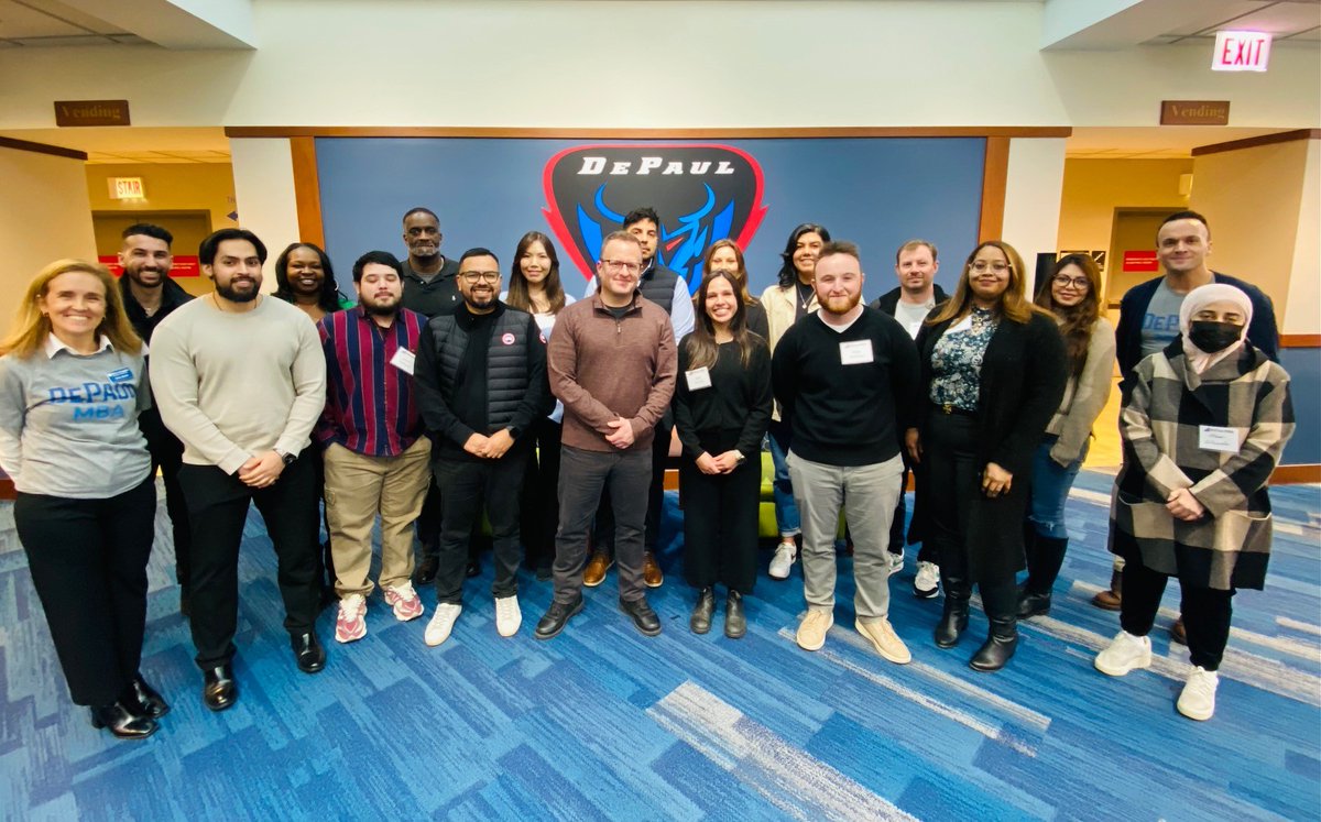 Driehaus College of Business at DePaul University (@DePaulBusiness): On  Sat., we welcomed 40+ Winter part-time MBA stud...