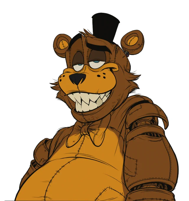 I found this drawing of Freddy that I never finish 