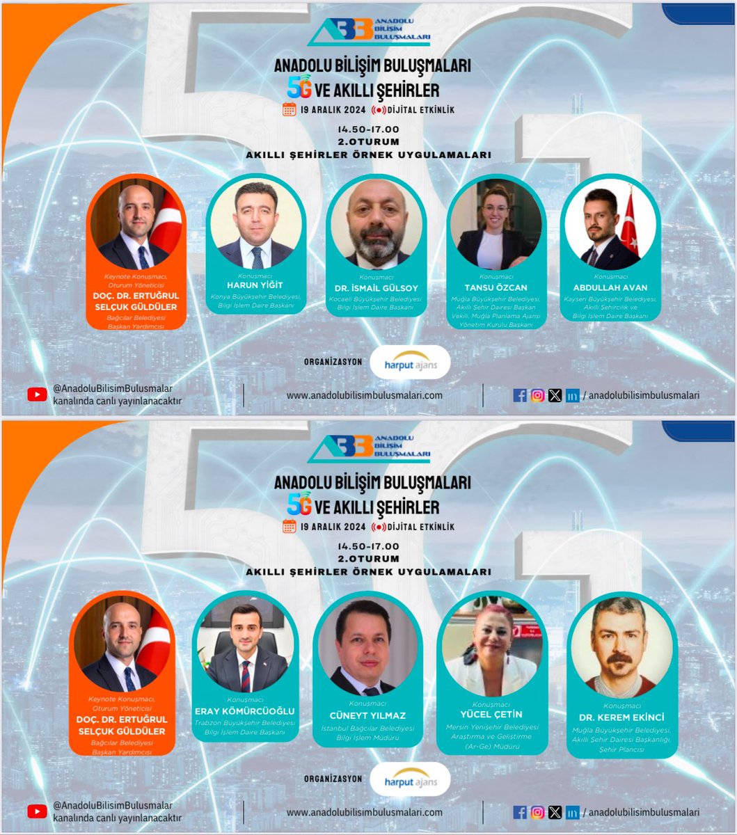 Perşembe günü Keynote konuşmacı ve oturum yöneticisi olacağım “Anadolu Bilişim Buluşmaları”nda çok değerli katılımcılarla “Akıllı Şehir Uygulama Örnekleri”ni konuşacağız. Sizleri de izlemeye bekleriz 💐