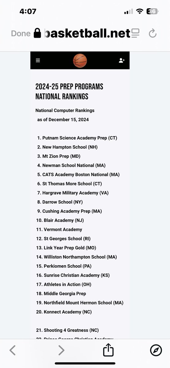We have a LONG ways to go but we are extremely blessed to be ranked 17th in Nation in the Prep National rankings. Appreciate all the current and former players who have contributed to this. Let’s keep it rolling!!