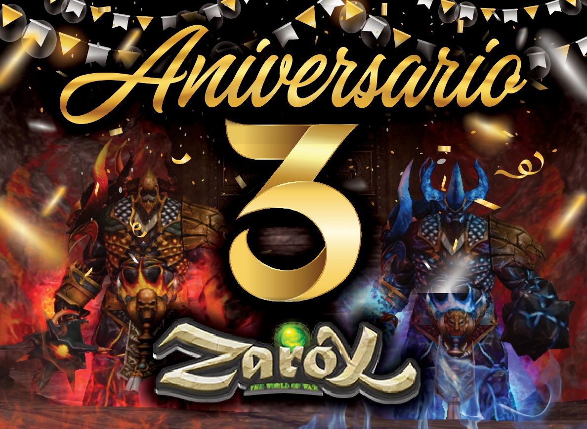 "¡Hoy cumplimos con orgullo nuestro 3 en el mundo de Zarox! Tres años de valentía, estrategia y trabajo en equipo que les han llevado a conquistar nuevos retos y desafíos juntos. Que sigan avanzando con determinación, forjando alianzas sólidas y disfrutando de la emoción de zarox