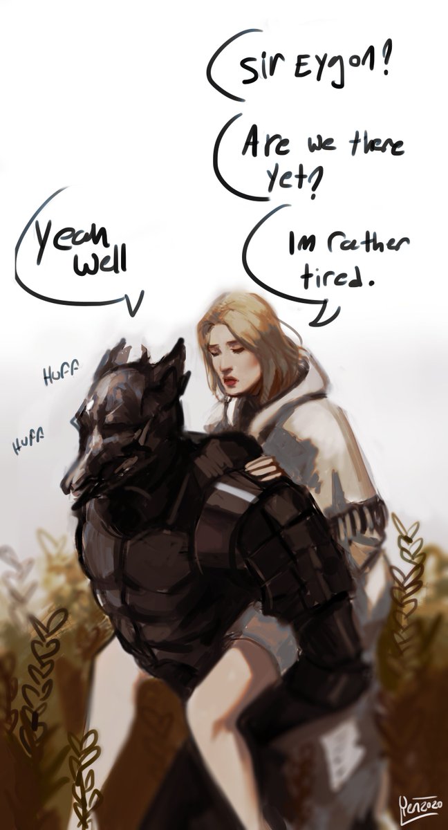 I never posted this, i love these two so much 💔
(Eygon and Irina #DarkSouls3 #DarkSouls )