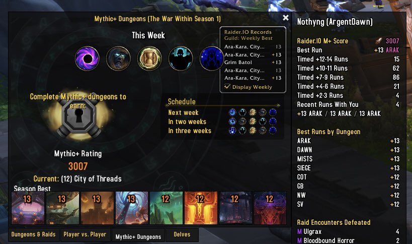 3k io on my Demolock, i can finally play the game.