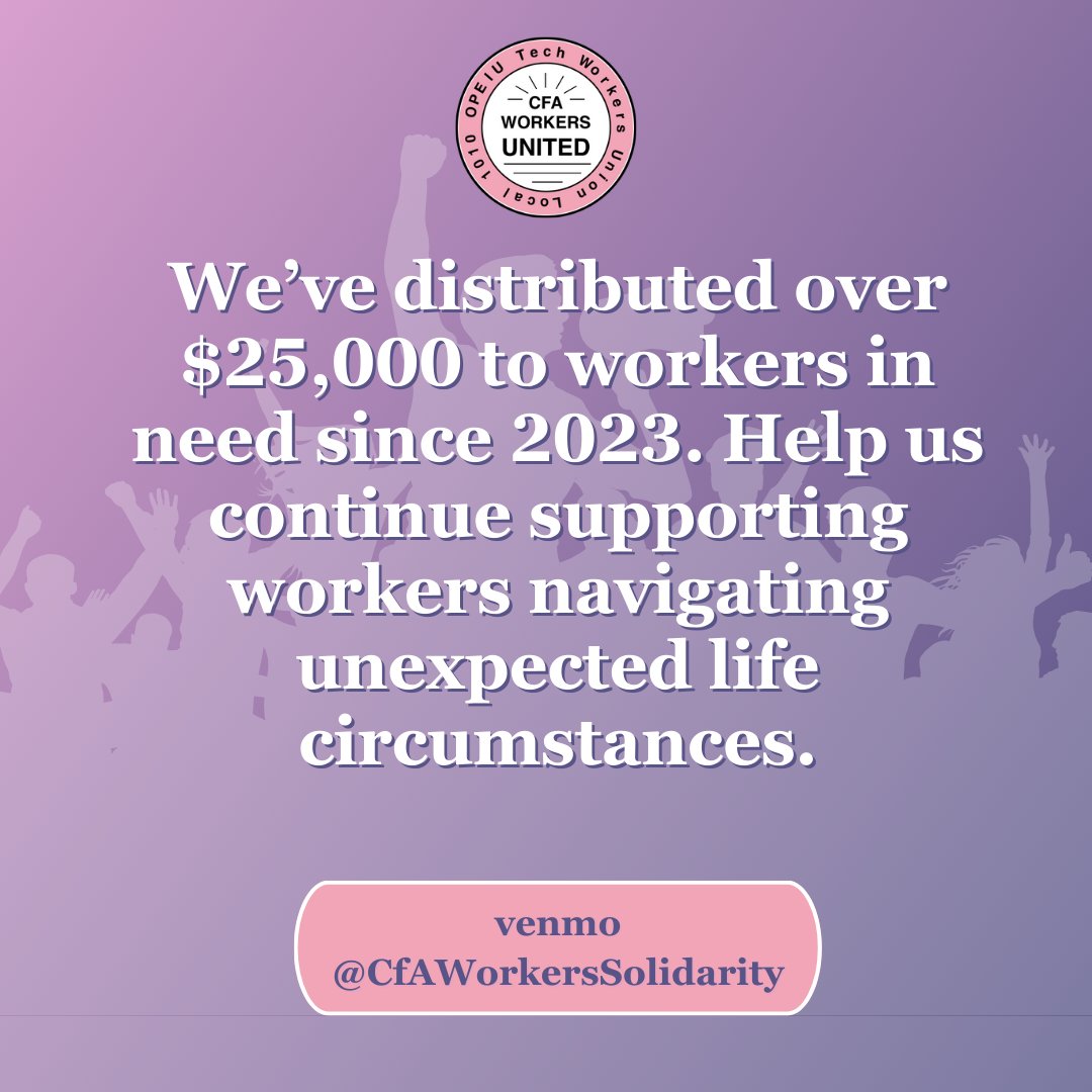 CFA Workers United tweet media