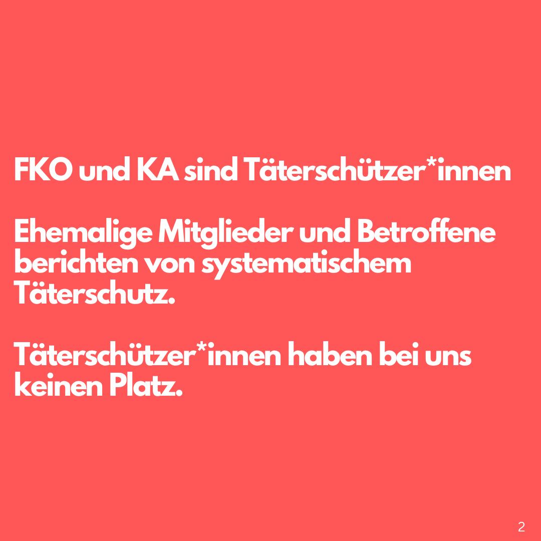 stoppt_taeter's tweet photo. CN: Täterschutz, psychische und patriarchale Gewalt, sexualisierter Übergriff, Vergewaltigung

[1/3]

#stopptTäter #stoppttäterschutz #stopptpatriarchalegewalt #FKO #Frauenkollektiv #InternationaleJugend #Solidaritätsnetzwerk #patriarchalegewalt #solidaritätmitbetroffenen https://t.co/YfB54z6cNG