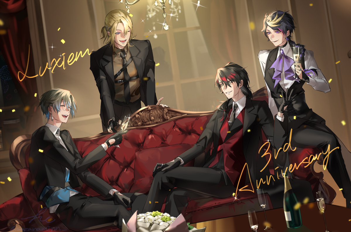 sazanaminn_'s tweet photo. ˗ˋˏ 𝑯𝒂𝒑𝒑𝒚 𝟑𝒓𝒅 𝑨𝒏𝒏𝒊𝒗𝒆𝒓𝒔𝒂𝒓𝒚 ˎˊ˗
#Luxiem3rdAnniversary #Luxiem 
#Ikenography #drawluca #Akurylic #YaminoArt https://t.co/vKGBYgl0Tt