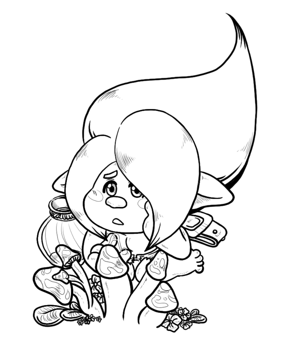 Continuation of Harvesting Gigglecap Syrup - x.com/BramJam/status…

"The Sensitive One"

Floyd of Trolls: Band Together

Helping Bruce bring back some'a the sweet stuff for Brandy.

"Oh geez... I forgot how embarrassing this is..."