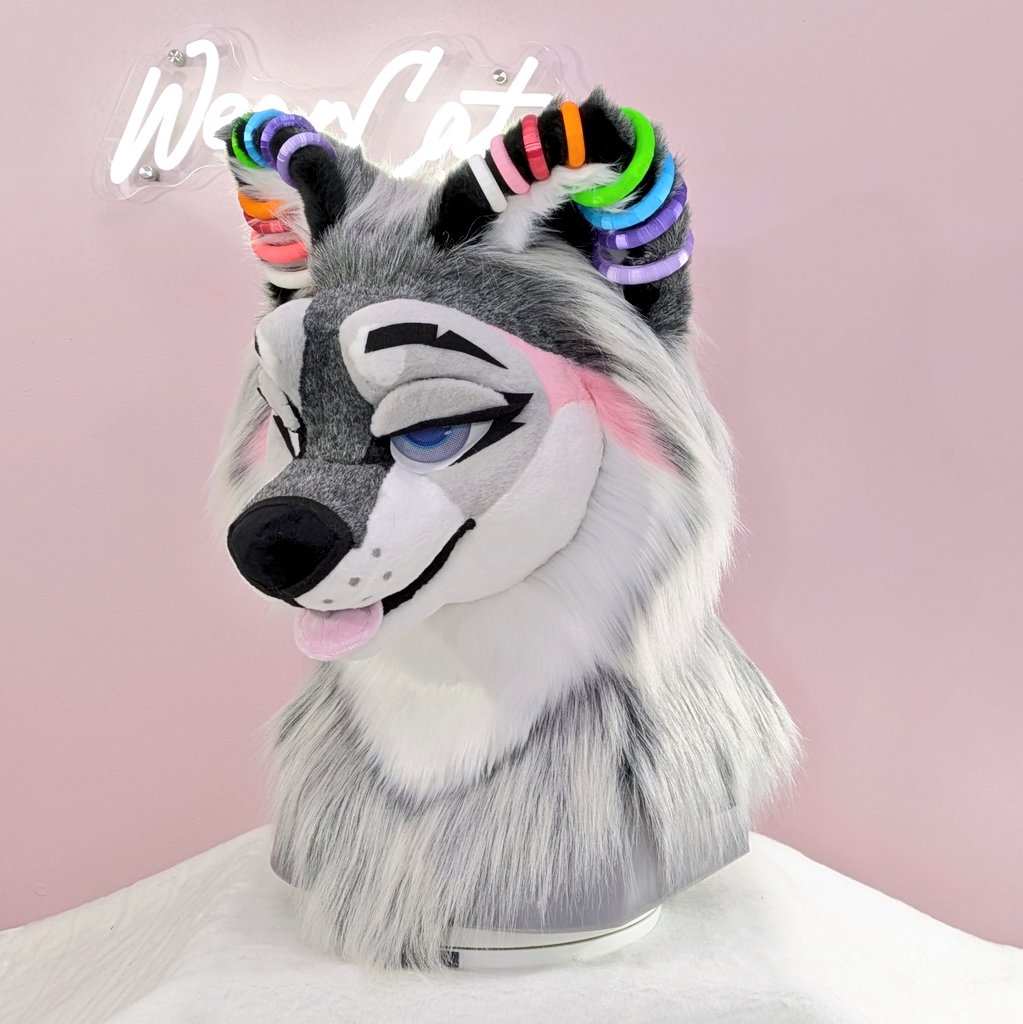 WearCreations's tweet photo. The jewelry we had at #bewhiskered last year will finally be available in our Etsy shop this week! 
.
Simple earrings and bedazzled tongue rings are the first up!
Earrings fit most Fursuit ears, as they simply slide on! 
Tongue rings fit fabric tongues w/ no stuffing. Magnets! https://t.co/uKHYDC21zC
