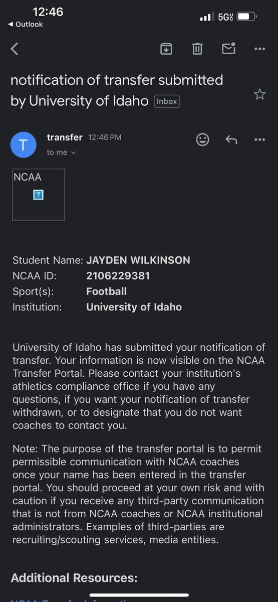 Officially in the transfer portal with 3 years of eligibility and a red shirt year!!