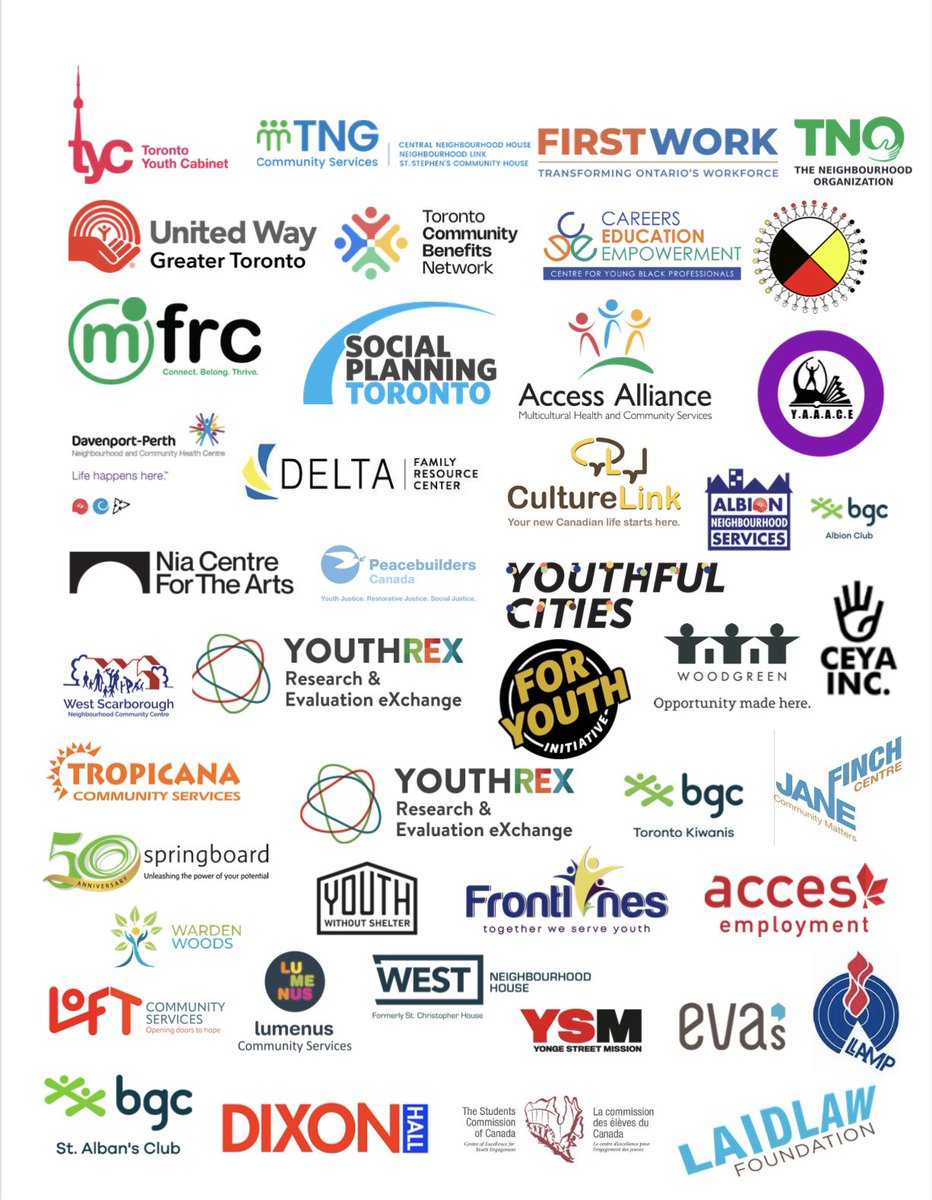 Today, we are releasing a Joint Statement advocating for the creation of a Toronto Youth Employment Program aimed at providing an additional 10,000 jobs.

This initiative is supported by 42 stakeholder partners from across Toronto who are unified in our advocacy for young people!