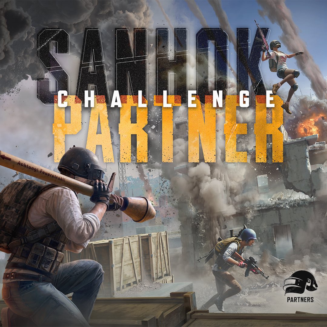 Going live on twitch tomorrow around 8pm PST for the #SanhokPartnerChallenge ✌🏻 will be giving away 10,000 GCoins and other prizes. 💙 Repost this before the stream for a chance to win 1000 GCoin! #PUBGBG
