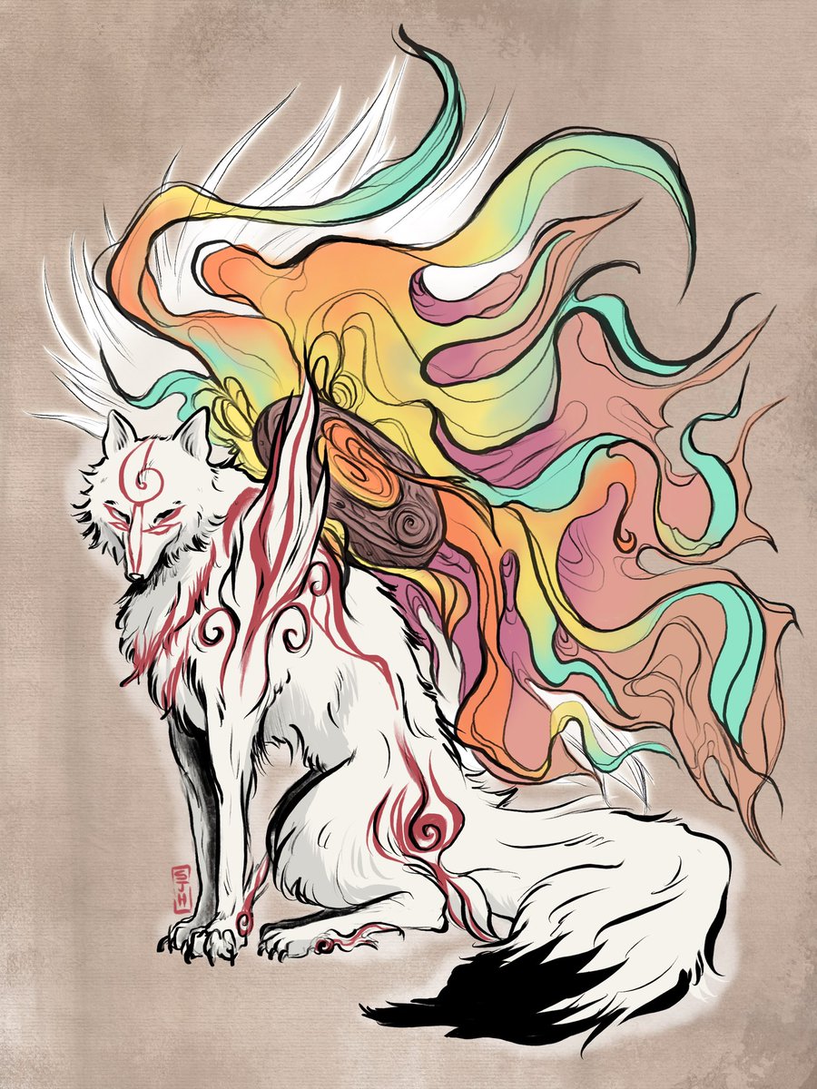 SarahJaneH3's tweet photo. You have no idea how hyped I am for the sequel!!!! #Okami #OkamiSequel https://t.co/hieeRGqmR5