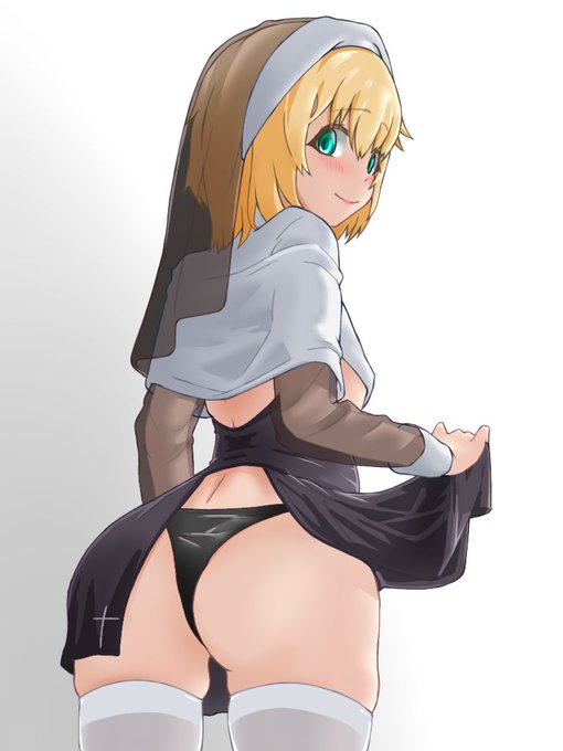 とあるところで見かけたシスターの服を鰤に着せてみた♪ 