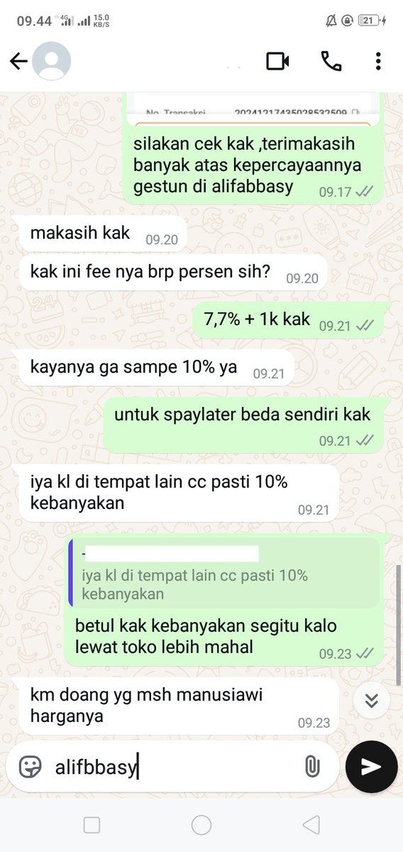 alifktstore's tweet photo. gestun via qris tetep open yaw credit card , yup, credinex, dll tetep mengikuti fee tertera ya.

untuk spaylater beda sendiri fee 10% ( 700-740 ) dibawah itu 12% ya.

Fast respon ?, Hubungi :
Telegram = @huseinabbasy
Whatsapp = 0851-7208-2102

#gestun #zonauang #zonajajan ᅠ https://t.co/fK0QQcUOlP