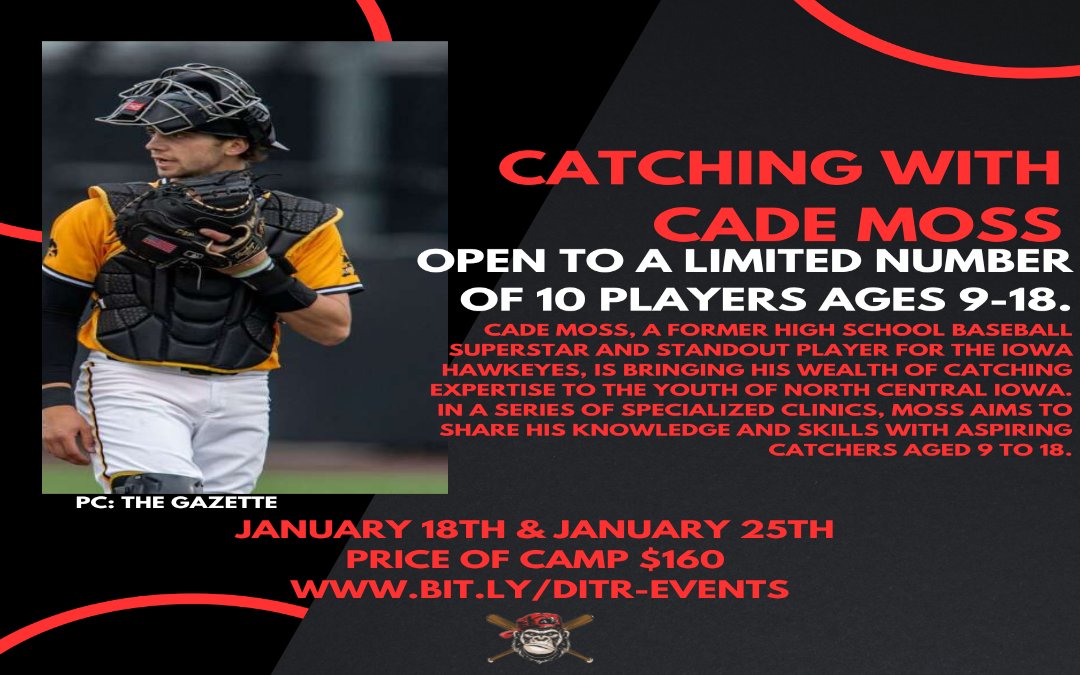 January is framing up great! University of Iowa Alum, Cade Moss, (with a bit of a local connection 😉)will be in the DITR House!