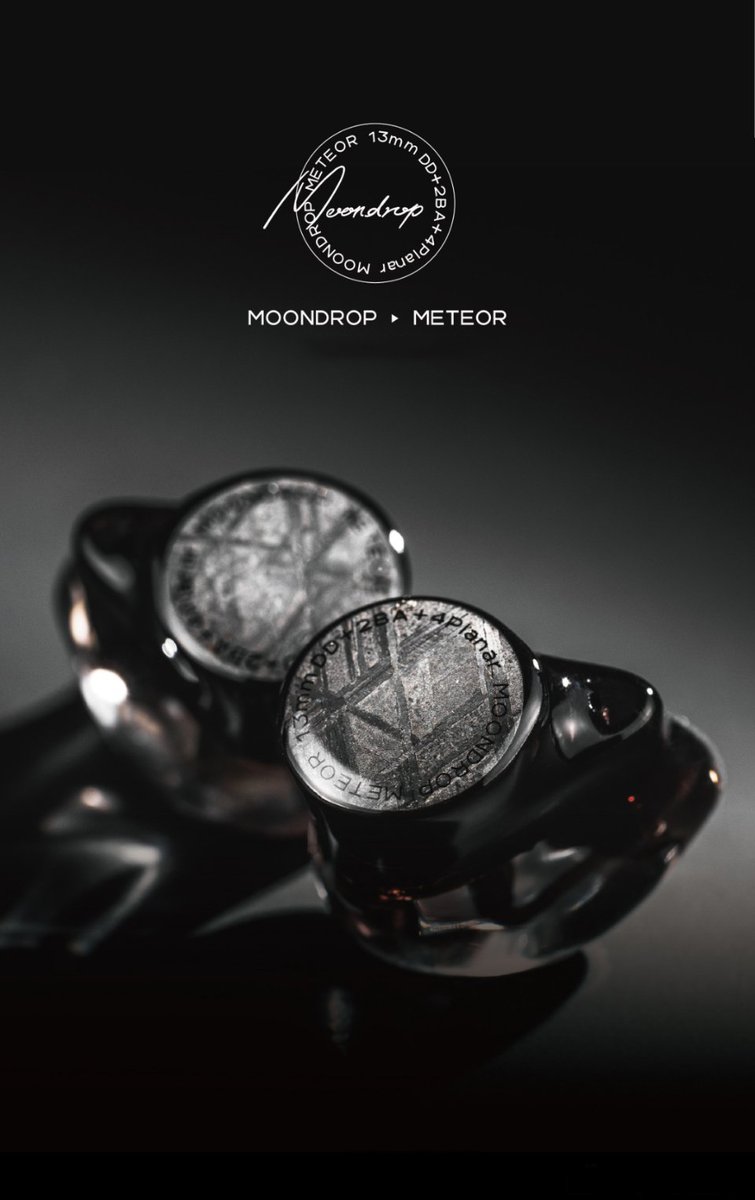 Moondrop meteor（Jual Moondrop METEOR 1DD+2BA+4 Planar Drivers 