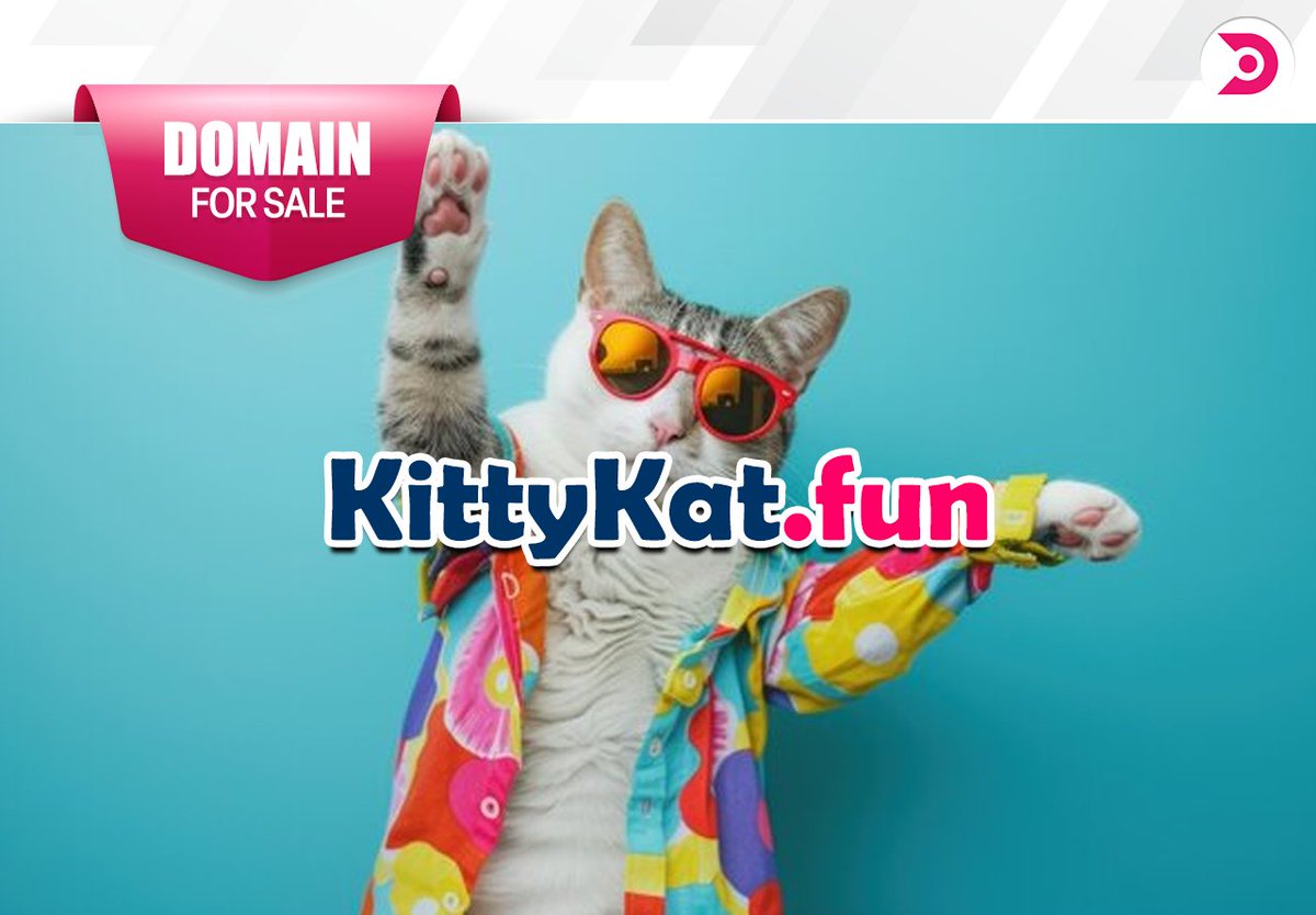 KittyKat.fun - Domain for cat lovers, pet businesses, or playful online communities. Available at Godaddy, Afternic, Atom &amp; Sedo.

➡️ kittykat.fun😸

#kittykat #kitty #cat #fun #kitten #catfun #域名出售 #DomainInvesting #domainforsale #domainsforsale