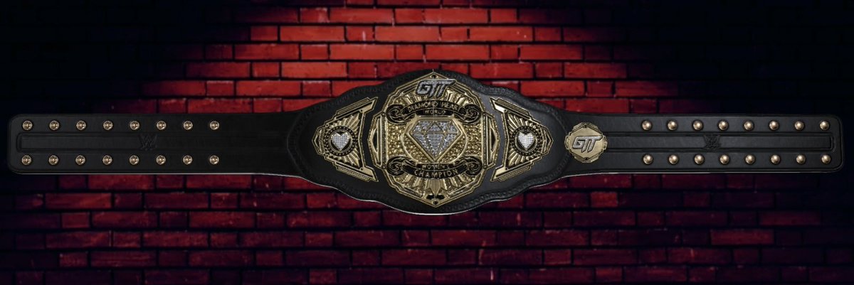 All the title belts in GTT have received upgrades thanks to the new company logo.

However, 3 title belts have new designs!
Presenting The Brand New:

GTT World Tag Team Championships

GTT Monarchs Championship 

&amp;

GTT Diamond Heart Championship.

One more incoming.