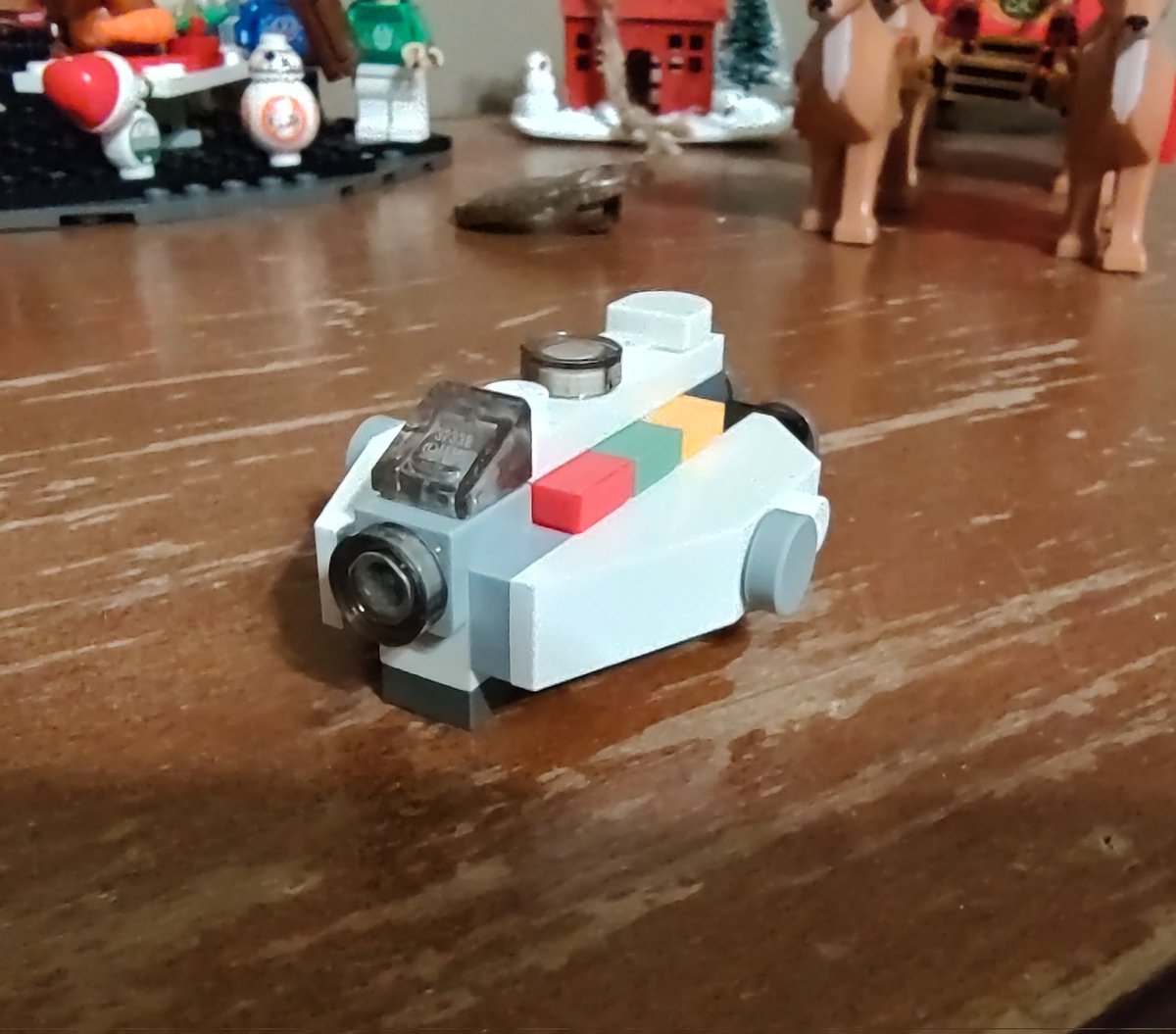 kremlincardinal's tweet photo. #legoadvent day 16: if ghosts aren't real, how do you explain this? https://t.co/n0ldx9zcPH