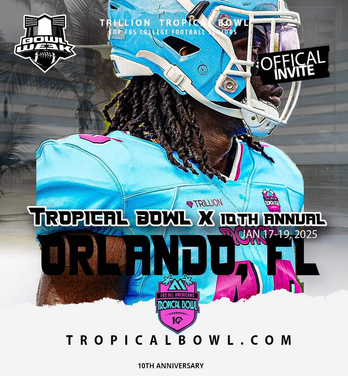 Blessed and thankful to have received an invitation to <a href="/TropicalBowlUSA/">TRILLION TROPICAL BOWL</a>