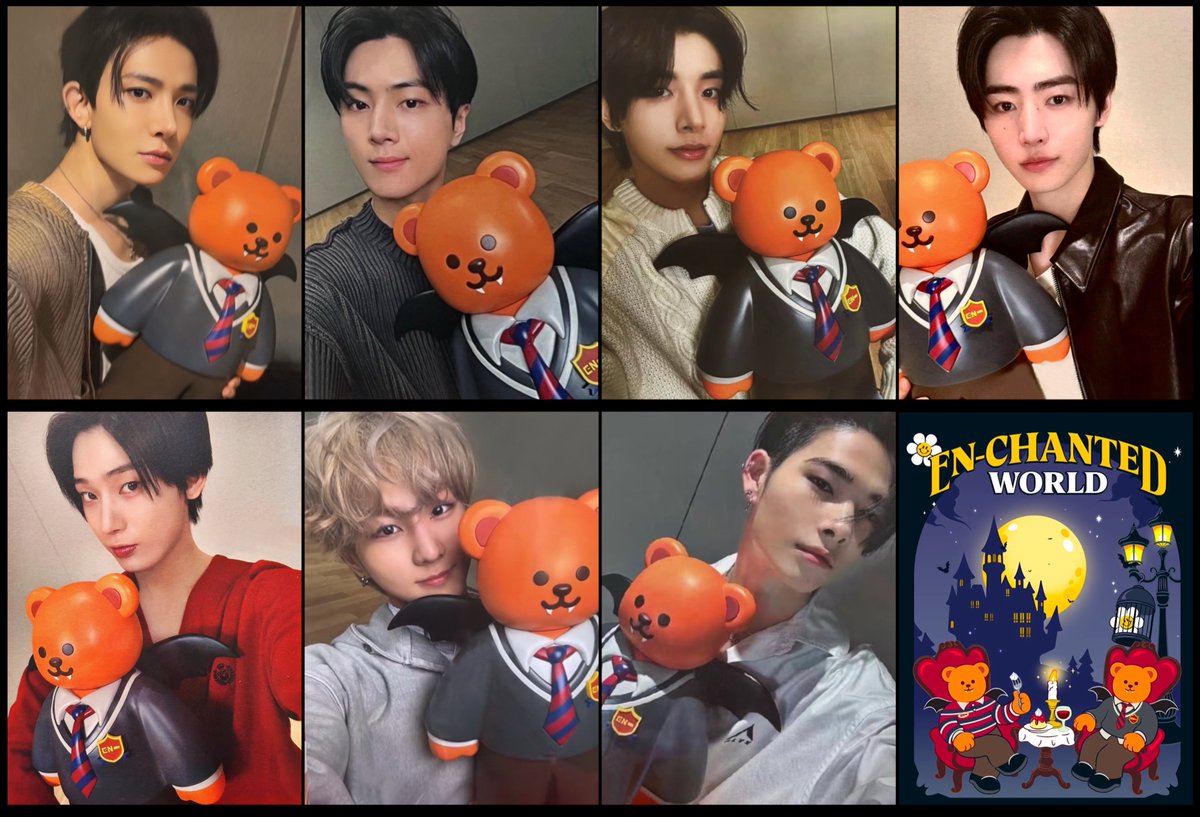 ENHYPEN X WIGGLE WIGGLE Collab Products ] -—Special postcard store