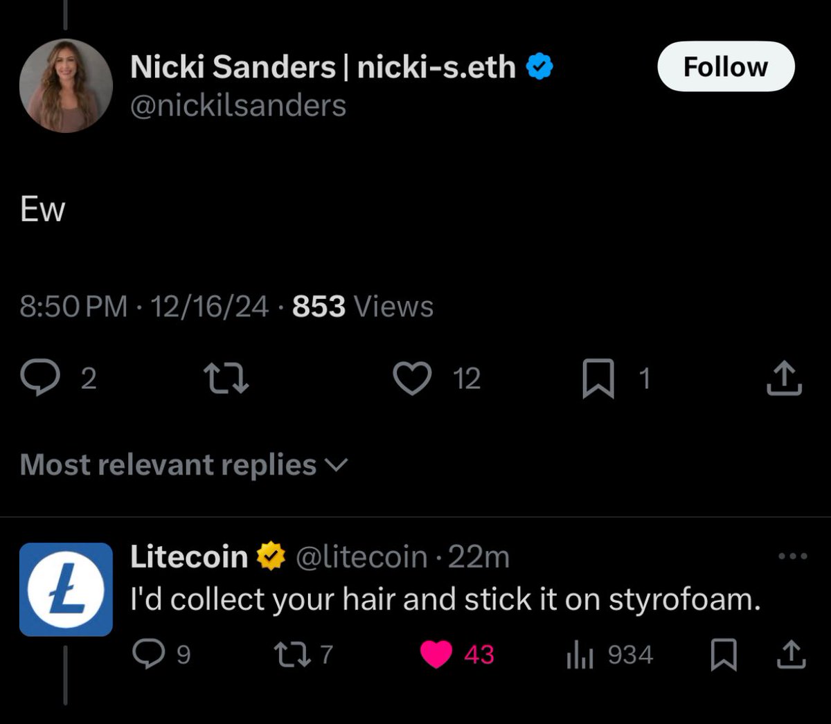 Are you not entertained?!

<a href="/litecoin/">Litecoin</a> is playing into the $ss lore 

You don’t love this app enough