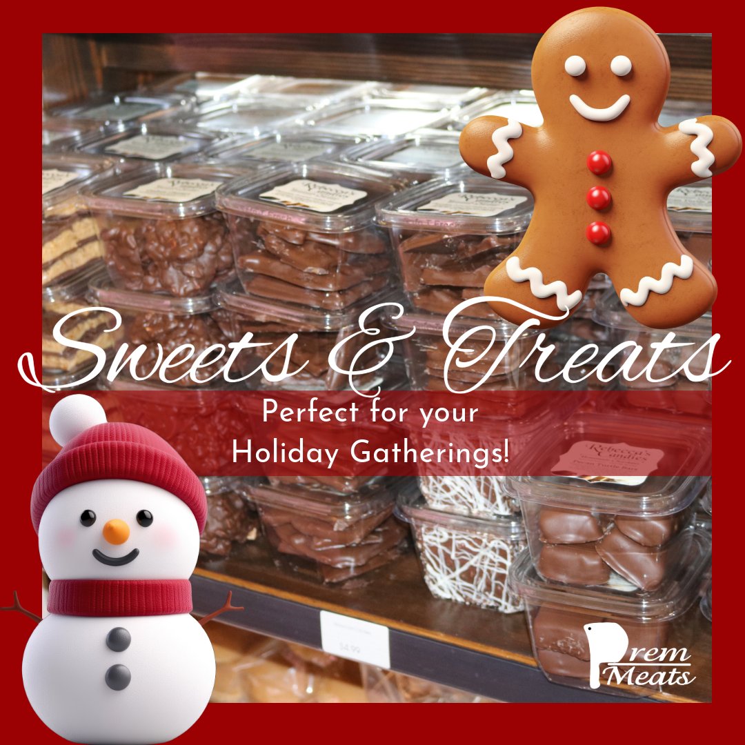 PremMeatsWI's tweet image. In honor of National Chocolate Covered Anything Day, remember to stop by and grab some of our SWEETS &amp;amp; TREATS - available at both locations!

Click the LINK IN OUR BIO for more information or visit: premmeats.com/catering/
.
.
.
#sweetsandtreats 
#holidaygathering
#charcuterie