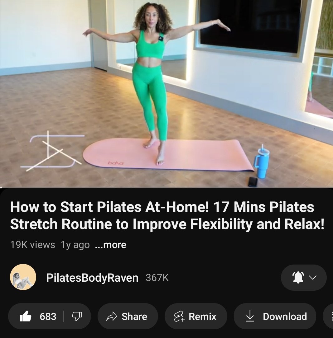 TheGirlWonder23's tweet image. Kaizoku Ou Ni Ore Naru! 🤭
Imma make this my Pilates Thread:
This was today's Pilates session
My abs a bit sore:
youtu.be/-M-Dqkvy8kM?si…