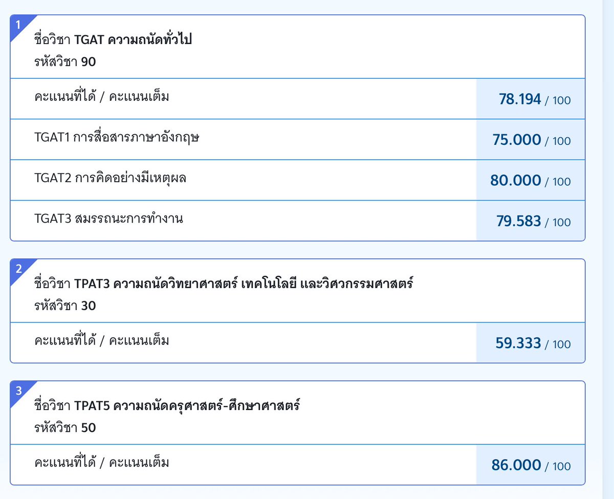 stdwforkor's tweet photo. tgat คาดหวัง 80+ มาก แต่ก็ถือว่าอยู่ในเกณฑ์ที่ตัวเองตั้งไว้ 😭😭 ส่วน tpat3 ไม่ได้เตรียมตัวเลย คิดว่าคนที่เตรียมตัวไปน่าจะได้ 70-80+ เลย สึดท้ายคืออยากบอกตัวเองว่าเก่งมากแล้ว สู้กั A-level ต่อ ✌🏻✌🏻 #dek68 https://t.co/B22HbzZ7ta