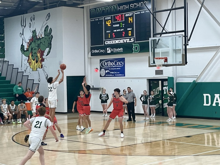 DaytonISDKY's tweet photo. Our Varsity #Greendevils dominated Calvary Christian tonight, 62-39! They led by example with great sportsmanship - and led the entire game #Greendevils #DaytonPride #RunninWithThe Devils https://t.co/eVy0OupIX0