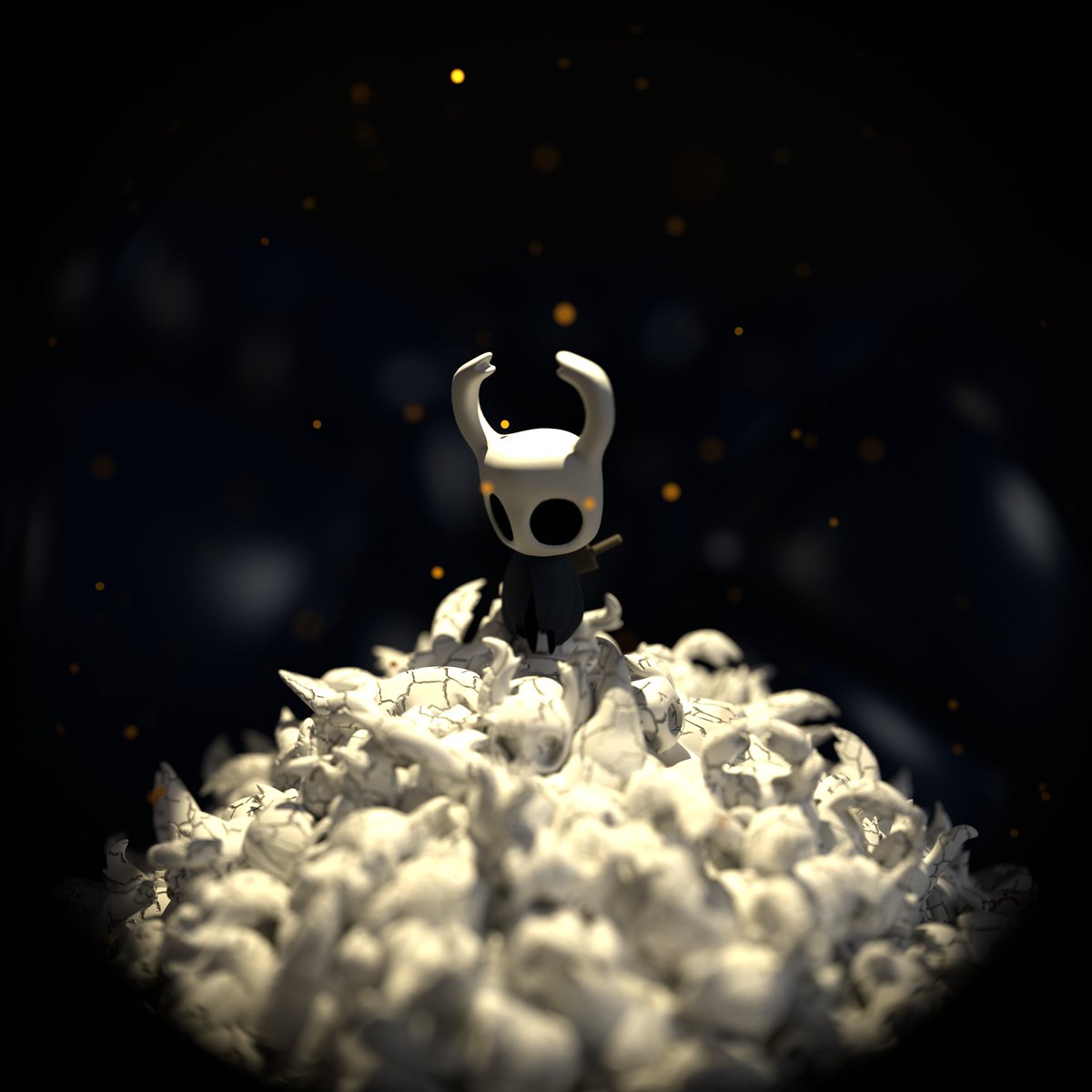 Dhazriel_'s tweet photo. This Hollow Knight art, really didn't expect it haha https://t.co/FrswTmrXbt