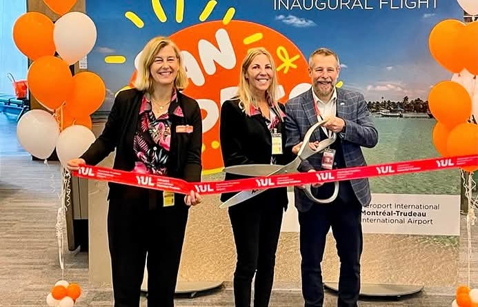 Aerolínea <a href="/SunwingVacay/">Sunwing Vacations</a> inauguró su vuelo directo Montreal 🇨🇦 San Andrés 🇨🇴