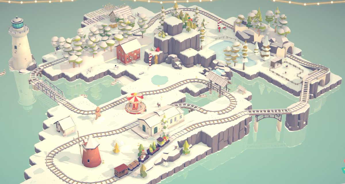 BinkAndDoodle's tweet photo. Doodle had a great time building in Islands &amp; Trains from @Just_Game_Dev 
Very relaxing. Very cozy.
Go check out the demo on Steam! https://t.co/AbYCyMbap0