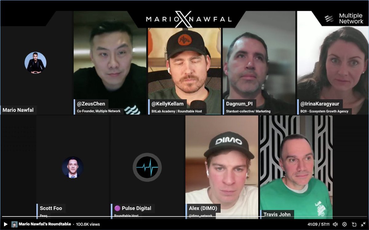 MTP_Network's tweet photo. Our Co-Founder, Zeus Chen, joined Mario Nawfal’s Roundtable @RoundtableSpace, where the discussion garnered over 100,000 views! 🔥

The topic? The DePIN Super Cycle. 🚀 Catch all the insights and lively debates by listening to the playback here: https://t.co/h2zPeqT8Sl