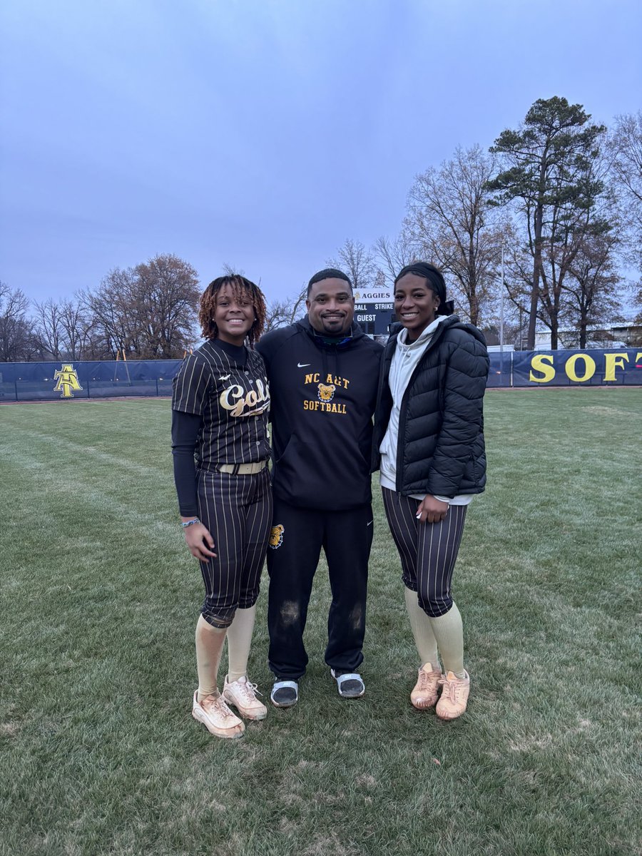 Thank you so much <a href="/NCATSOFTBALL/">The Official NC A&T Aggie Softball</a> for the camp this Saturday! Such a fun time and great learning experience 💛💛